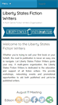 Mobile Screenshot of libertystatesfictionwriters.com